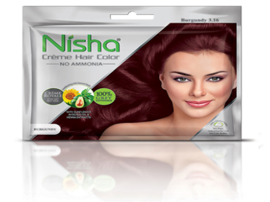Nisha Crème Hair Color Burgundy