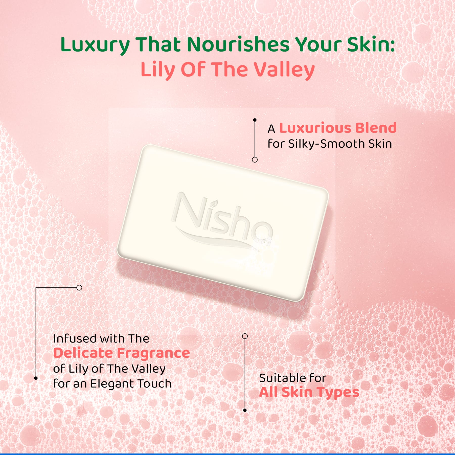 Nisha Luxury Soap Lily of the Valley