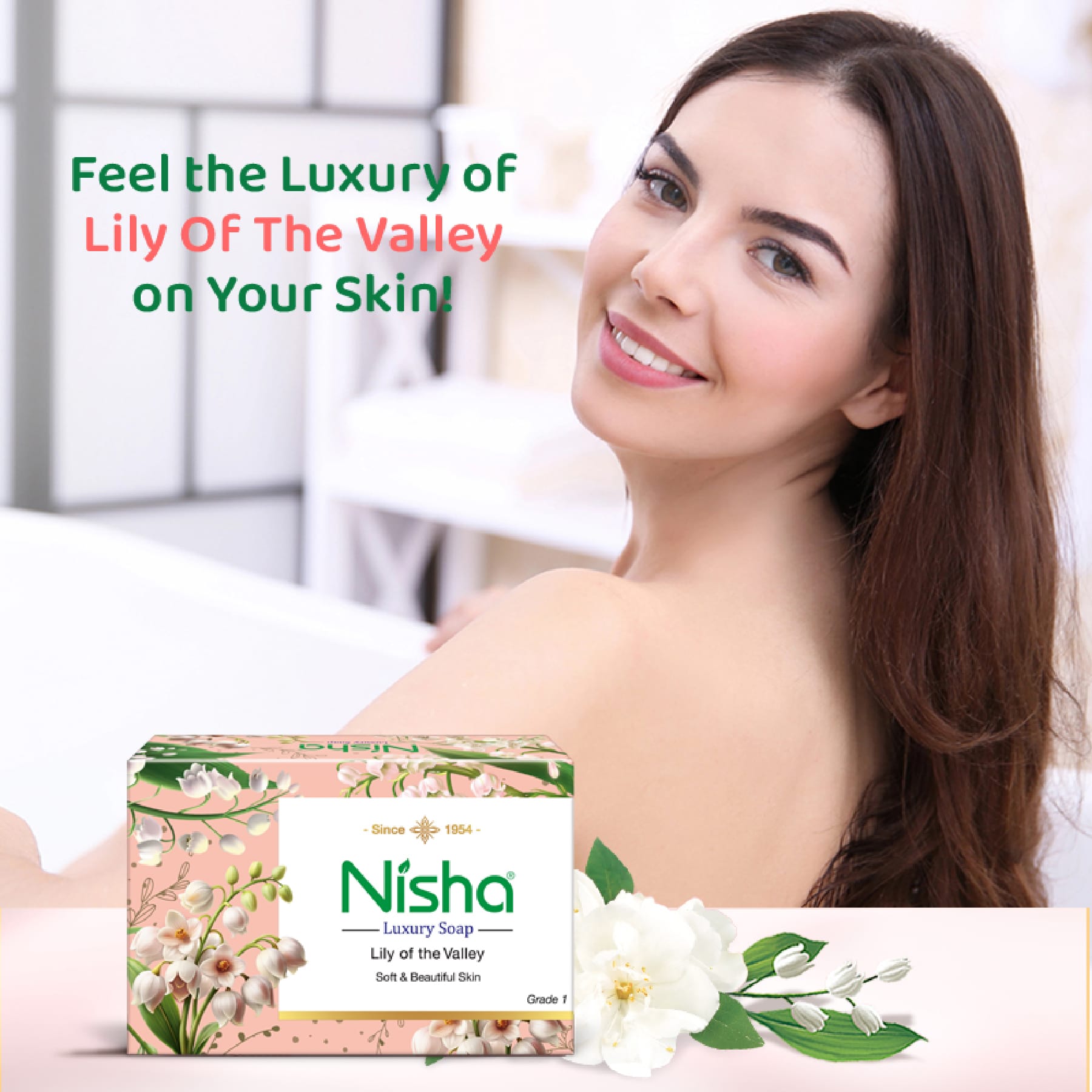 Nisha Luxury Soap Lily of the Valley