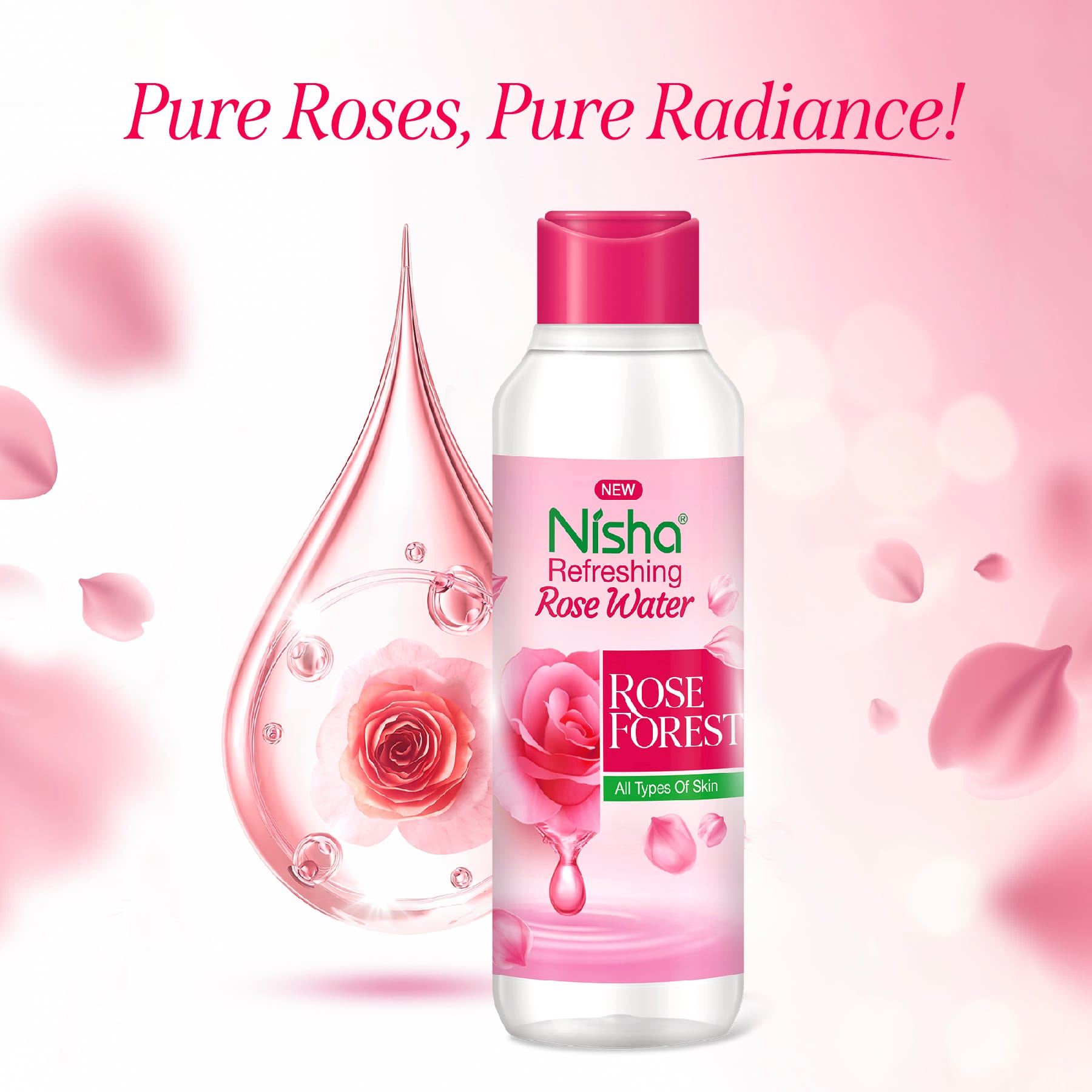 Nisha Refreshing Rose Water 300ml