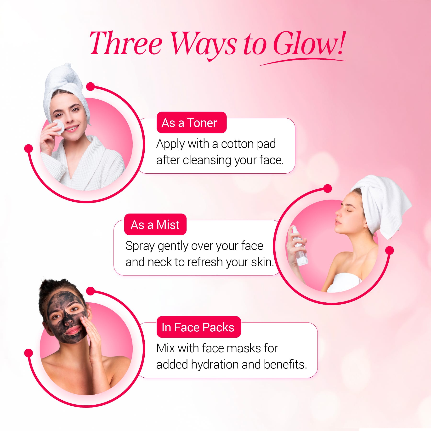 Nisha Refreshing Rose Water 300ml