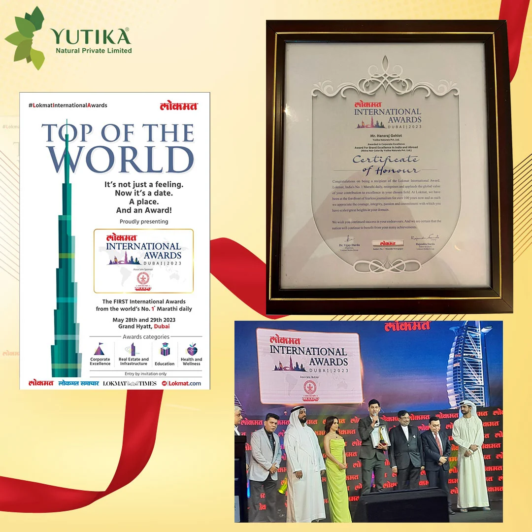 Honoured with the Lokmat International Award