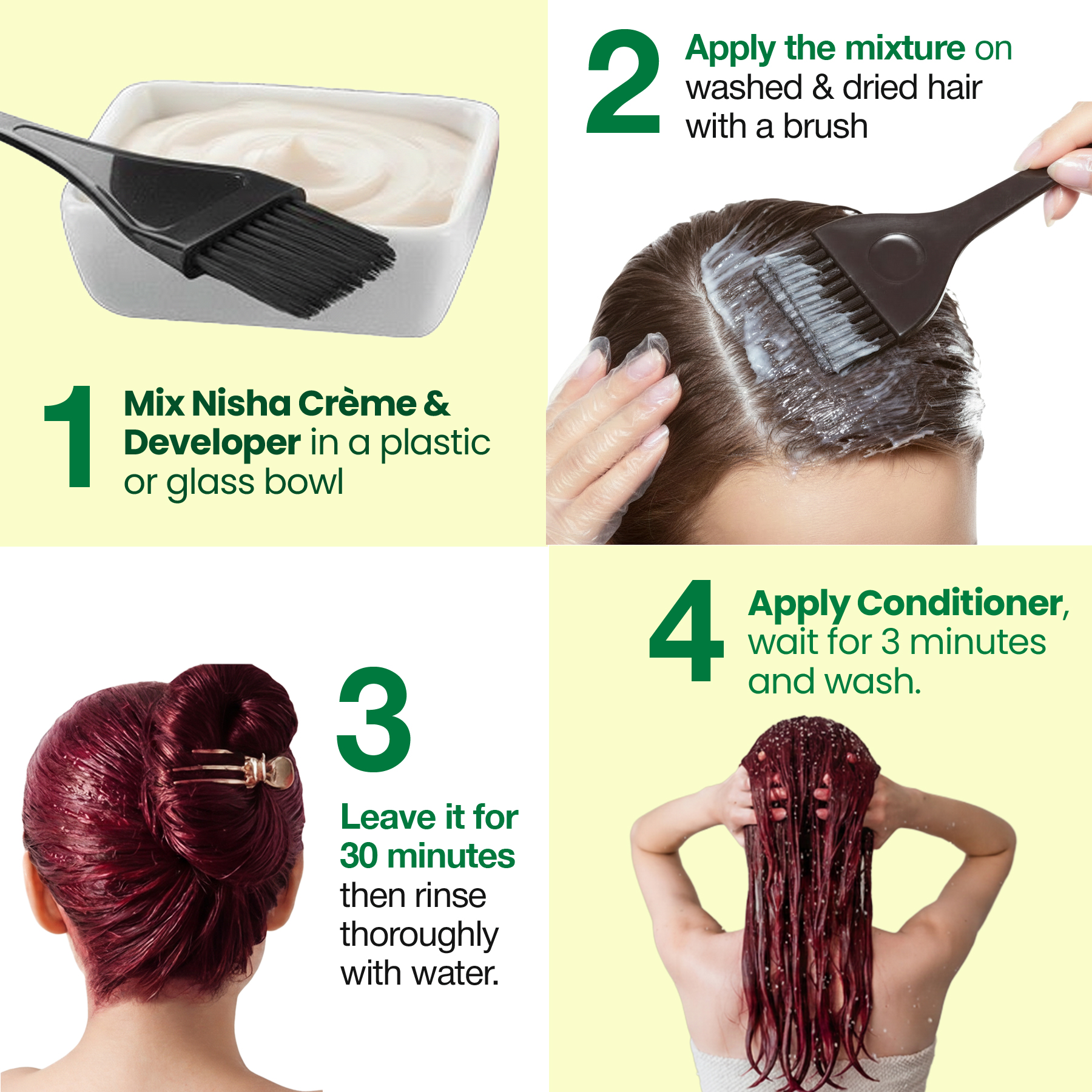 Nisha Crème Hair Color 3.16 Burgundy | No Ammonia
