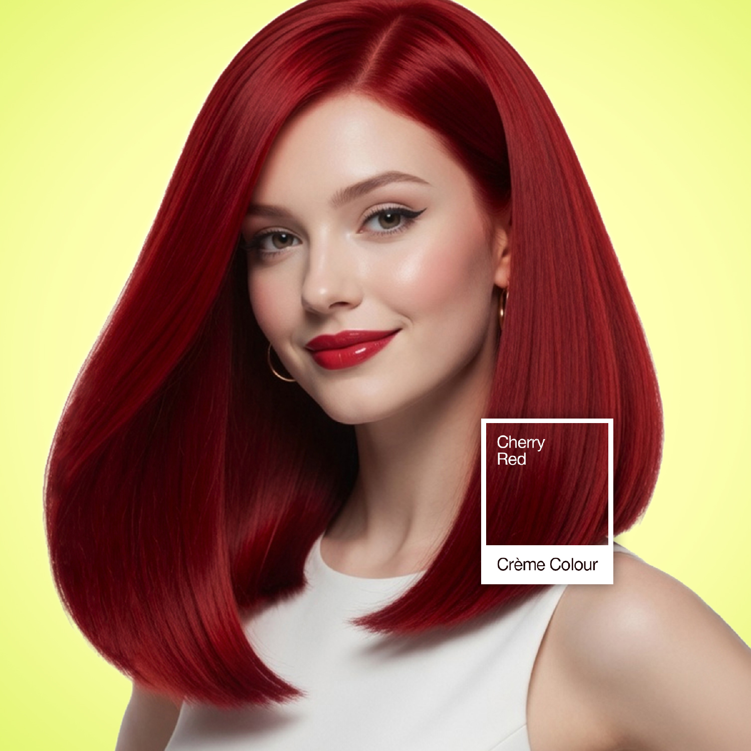 Nisha Crème Hair Color Cherry Red | 100% Grey Coverage