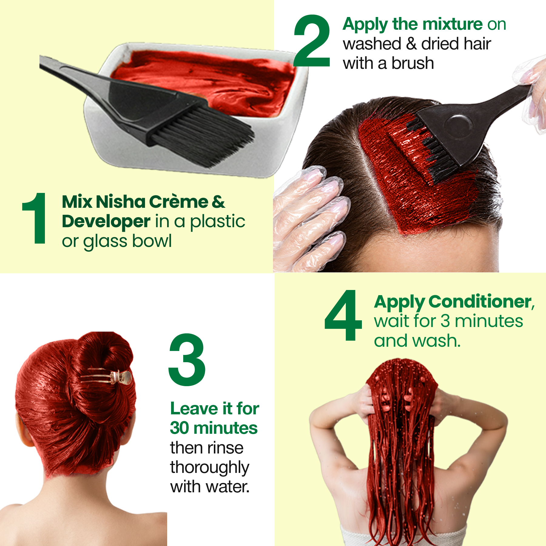 Nisha Crème Hair Color 5.64 Copper Red | Ammonia Free