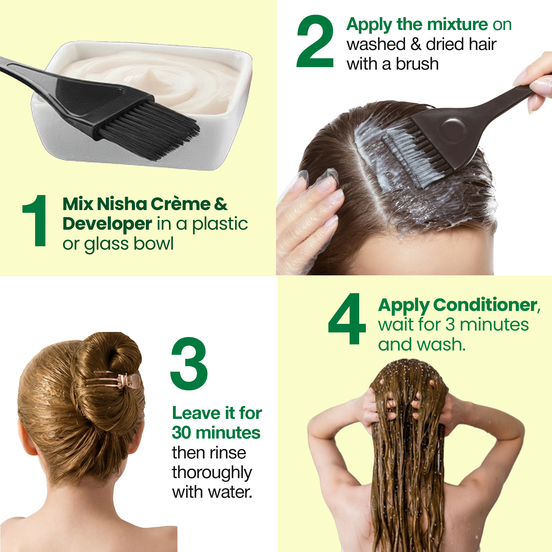 Nisha Crème Hair Color 7.0 Dark Blonde | 100% Grey Coverage