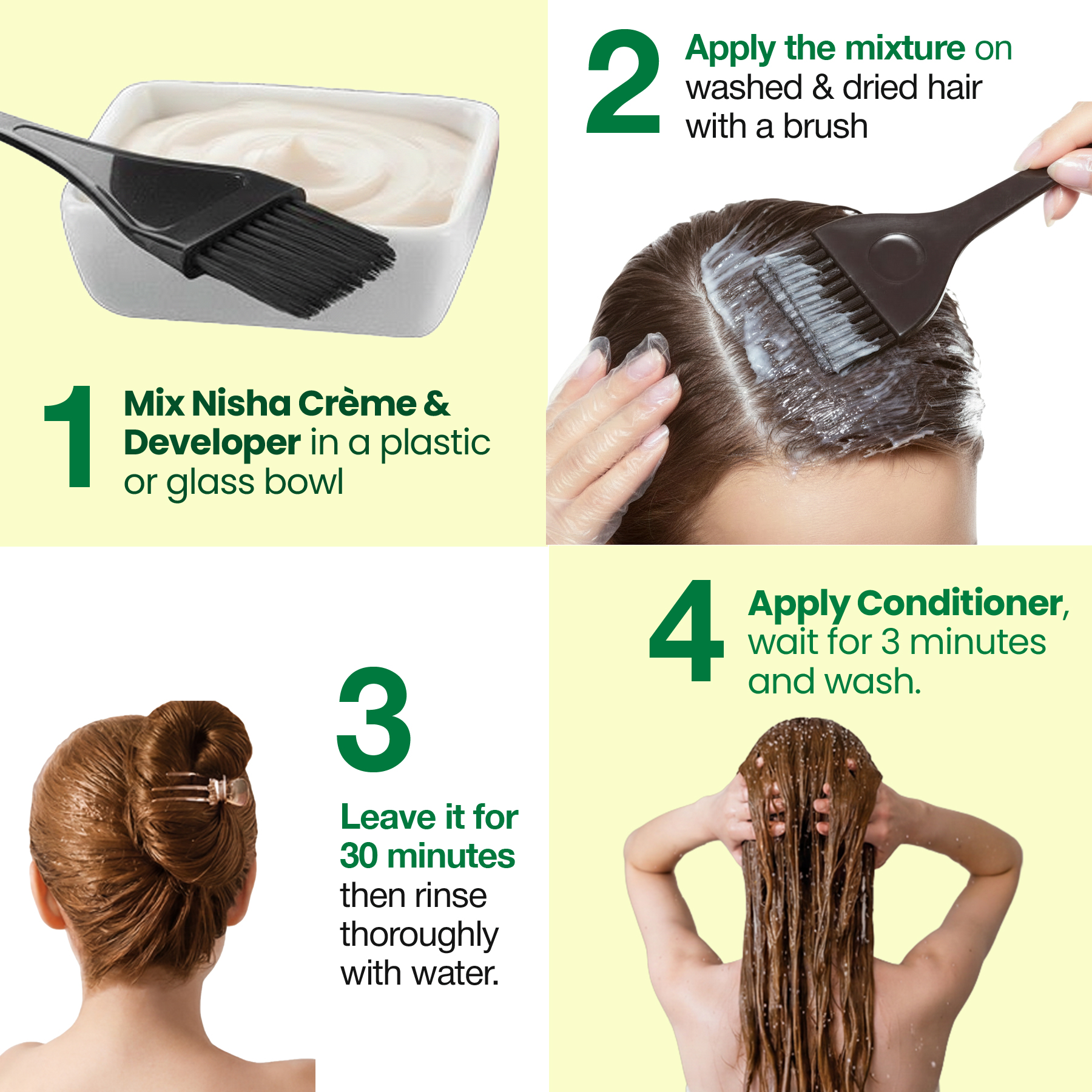 Nisha Crème Hair Color 5.0 Light Brown | No Ammonia