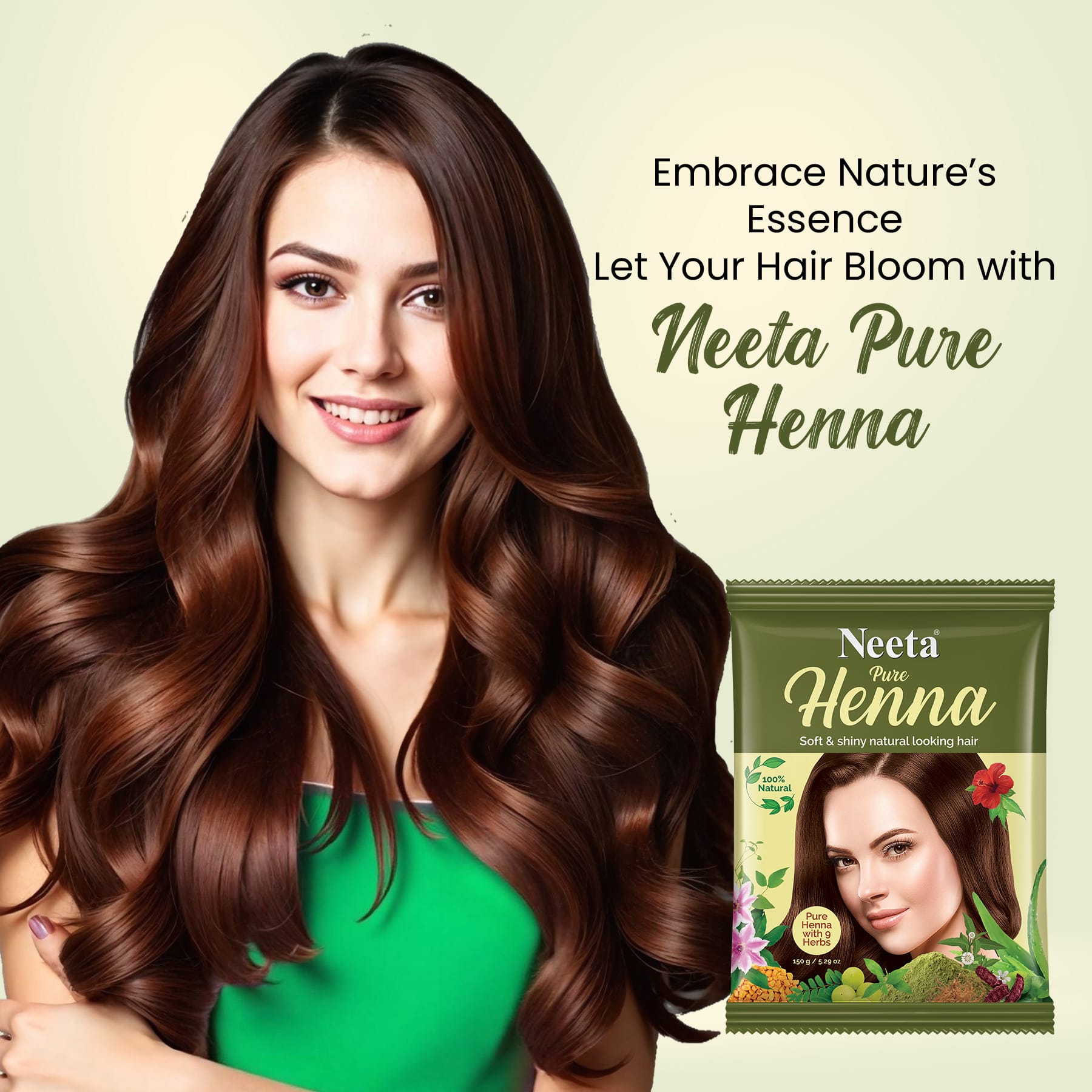 Neeta Henna with 9 Herbs Natural Brown