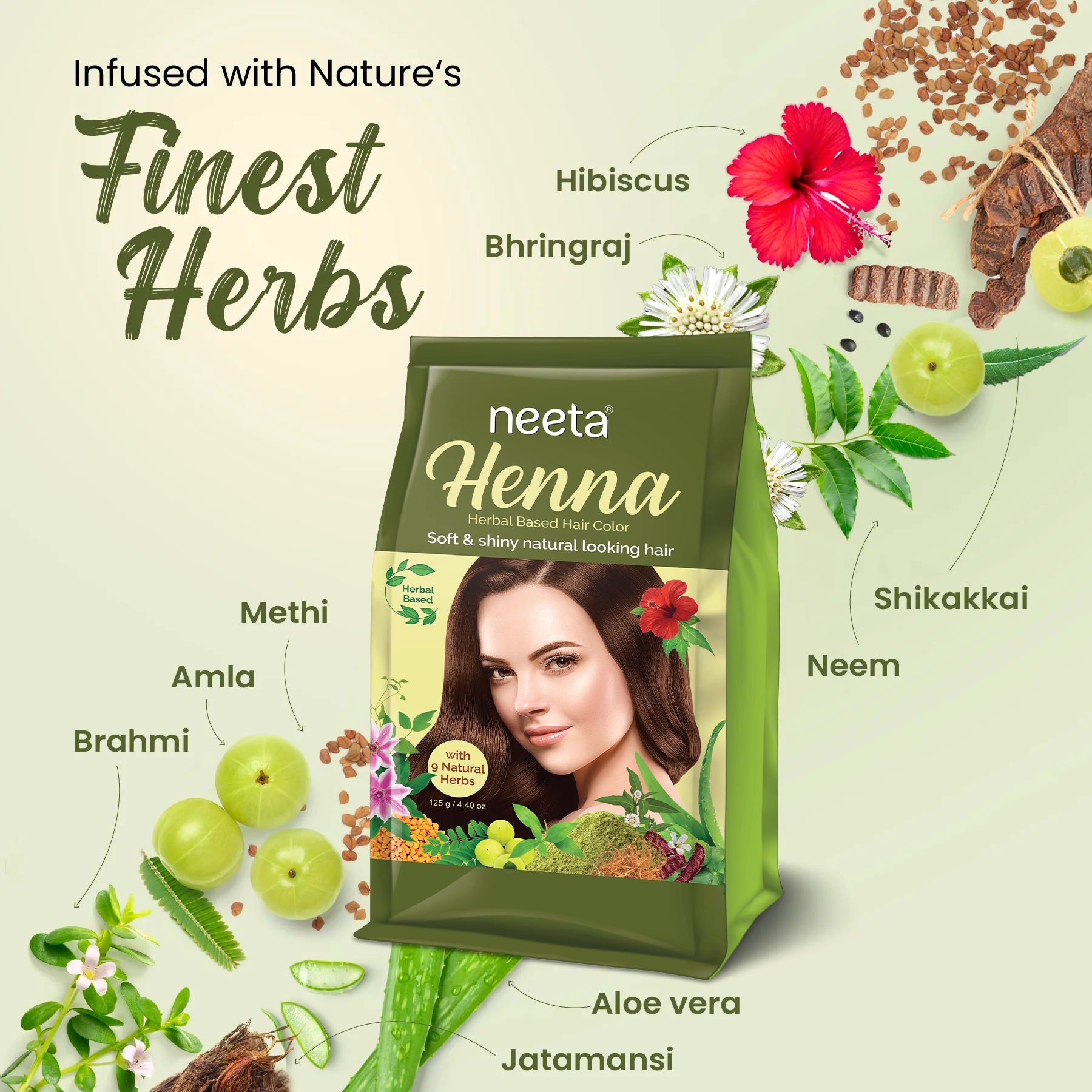 Neeta Herbal Based Hair Color 125g
