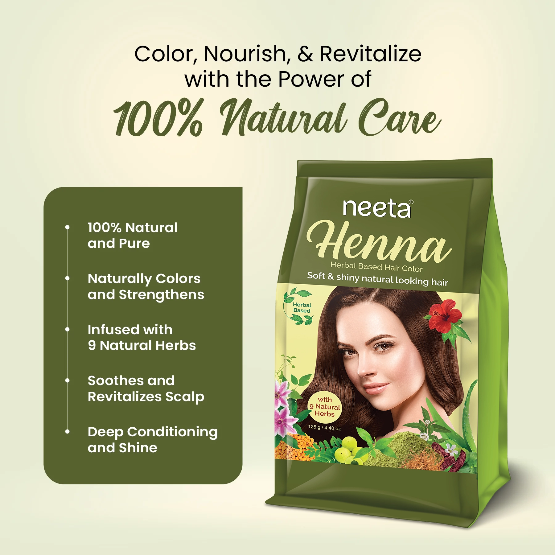 Neeta Herbal Based Hair Color 125g