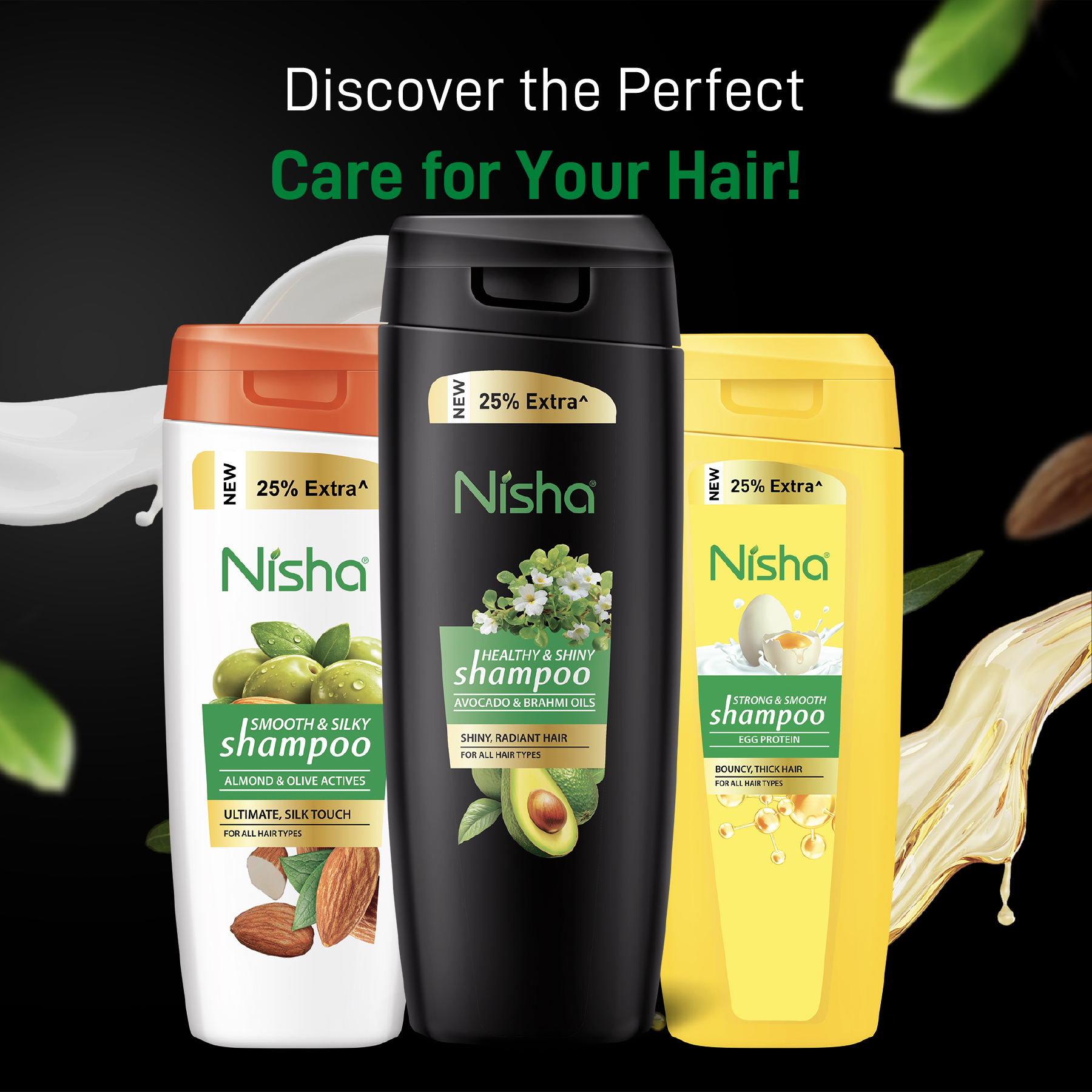Nisha Avocado & Brahmi Oils Shampoo 80ml