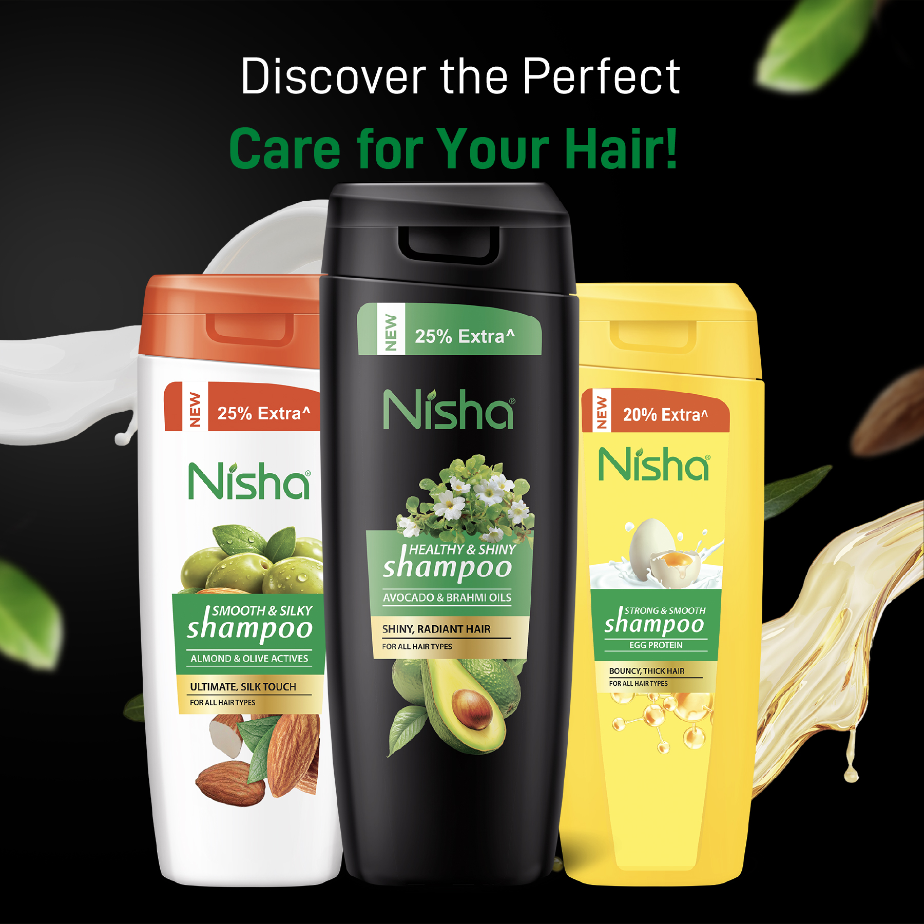 Nisha Avocado & Brahmi Oils Shampoo 80ml