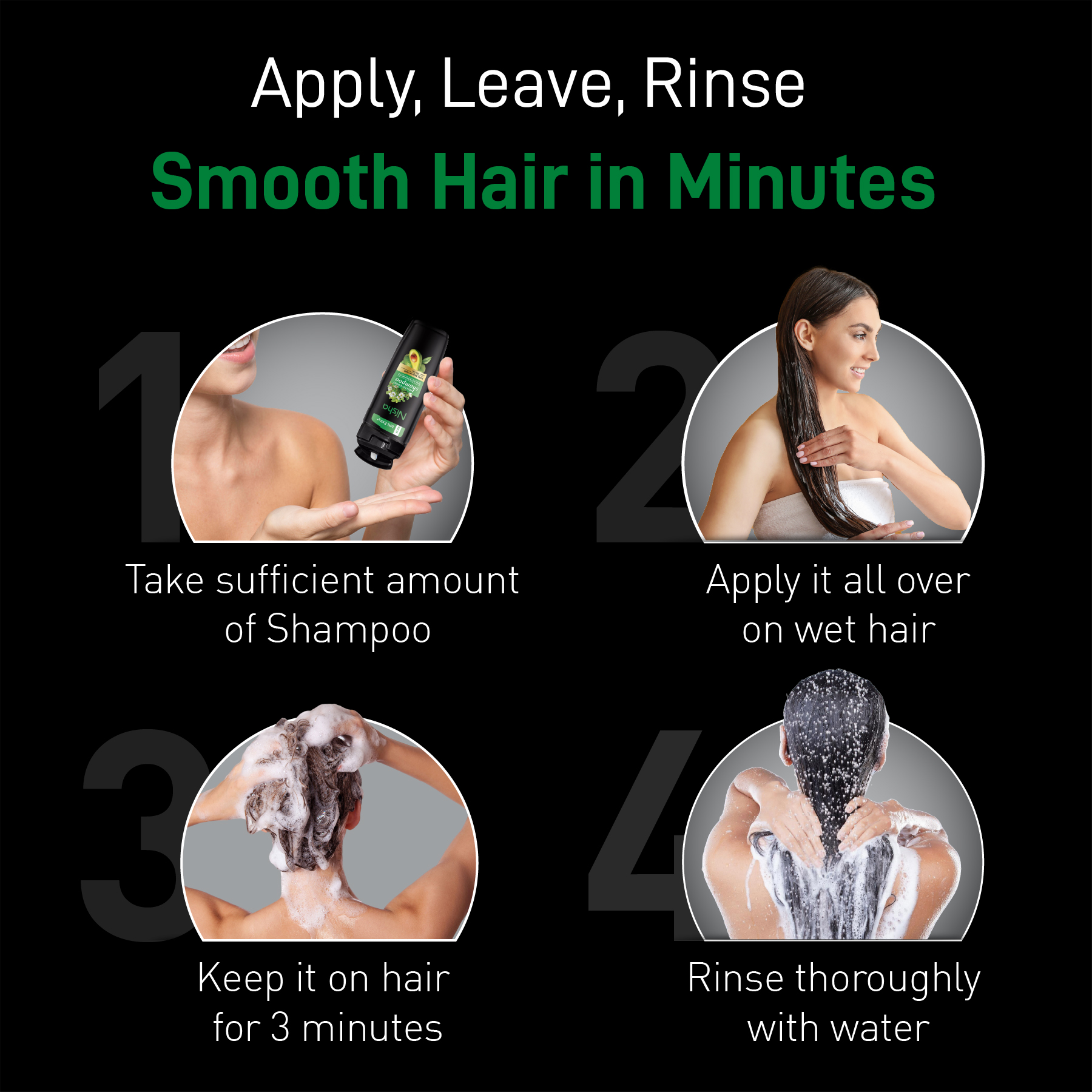 Nisha Avocado & Brahmi Oils Shampoo 80ml