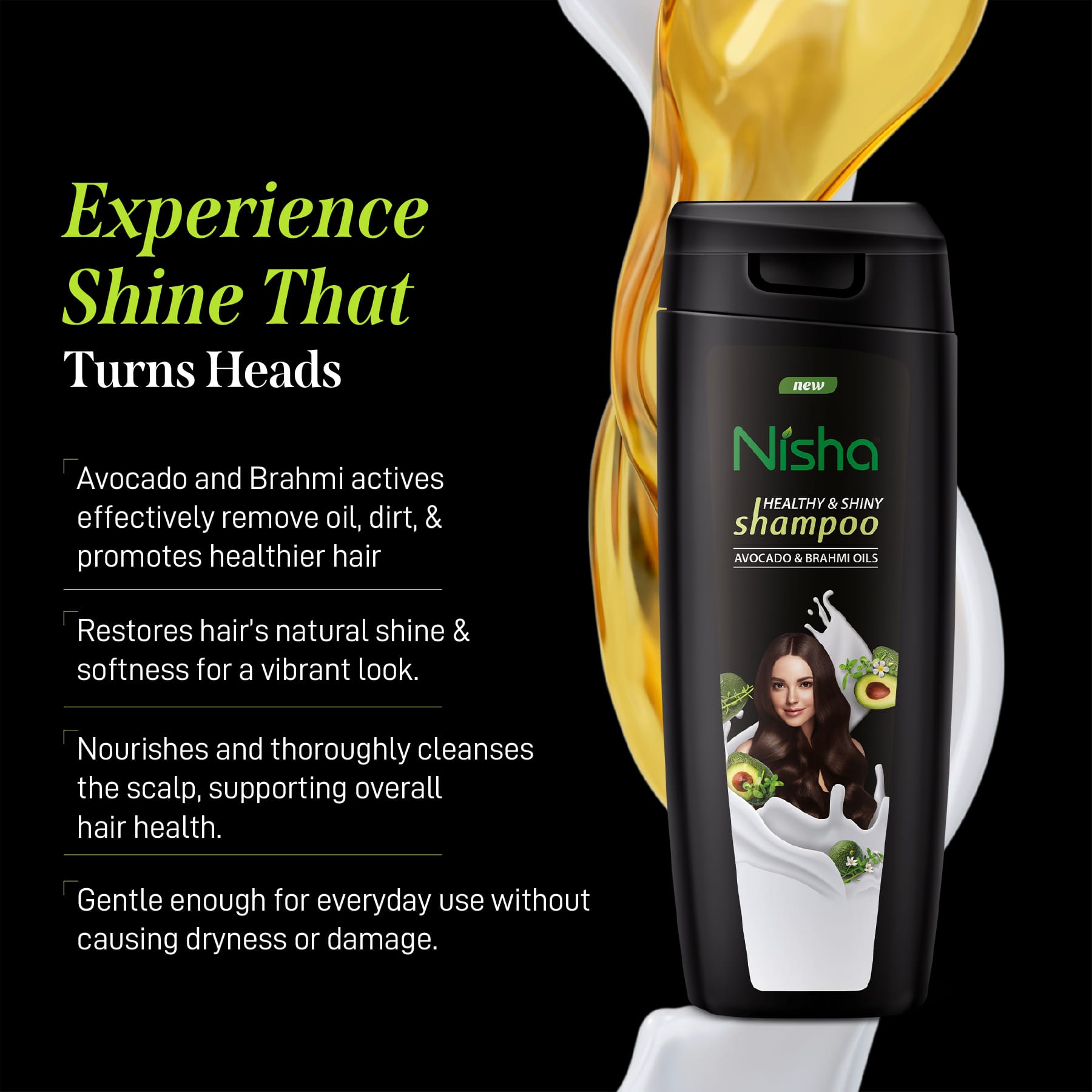 Nisha Avocado & Brahmi Oils Shampoo 80ml