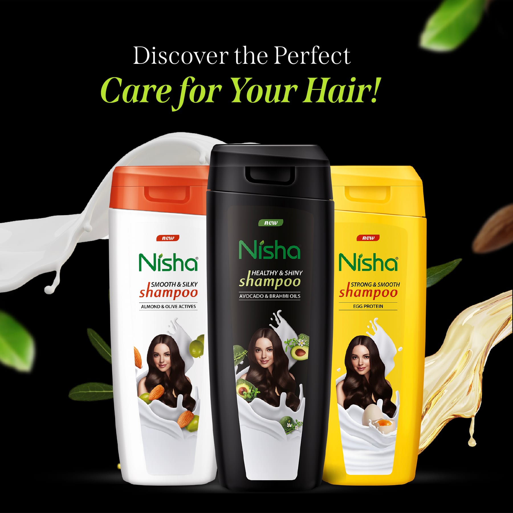 Nisha Avocado & Brahmi Oils Shampoo 80ml