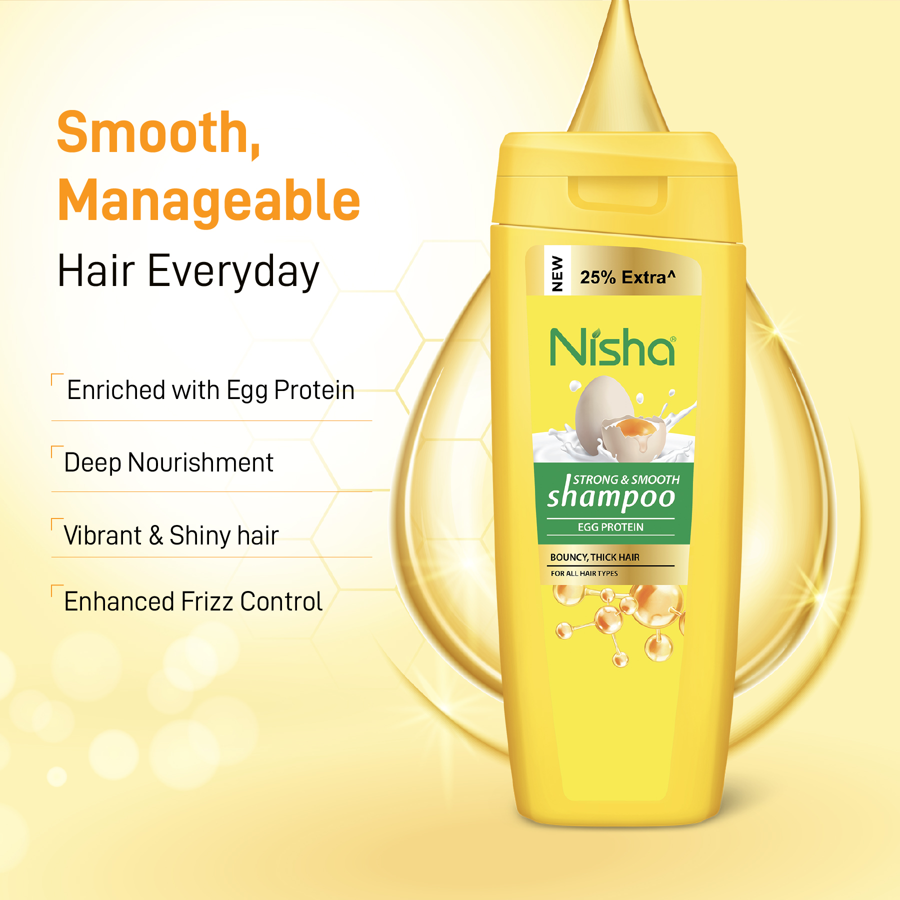 Nisha Egg Protein Shampoo 80ml