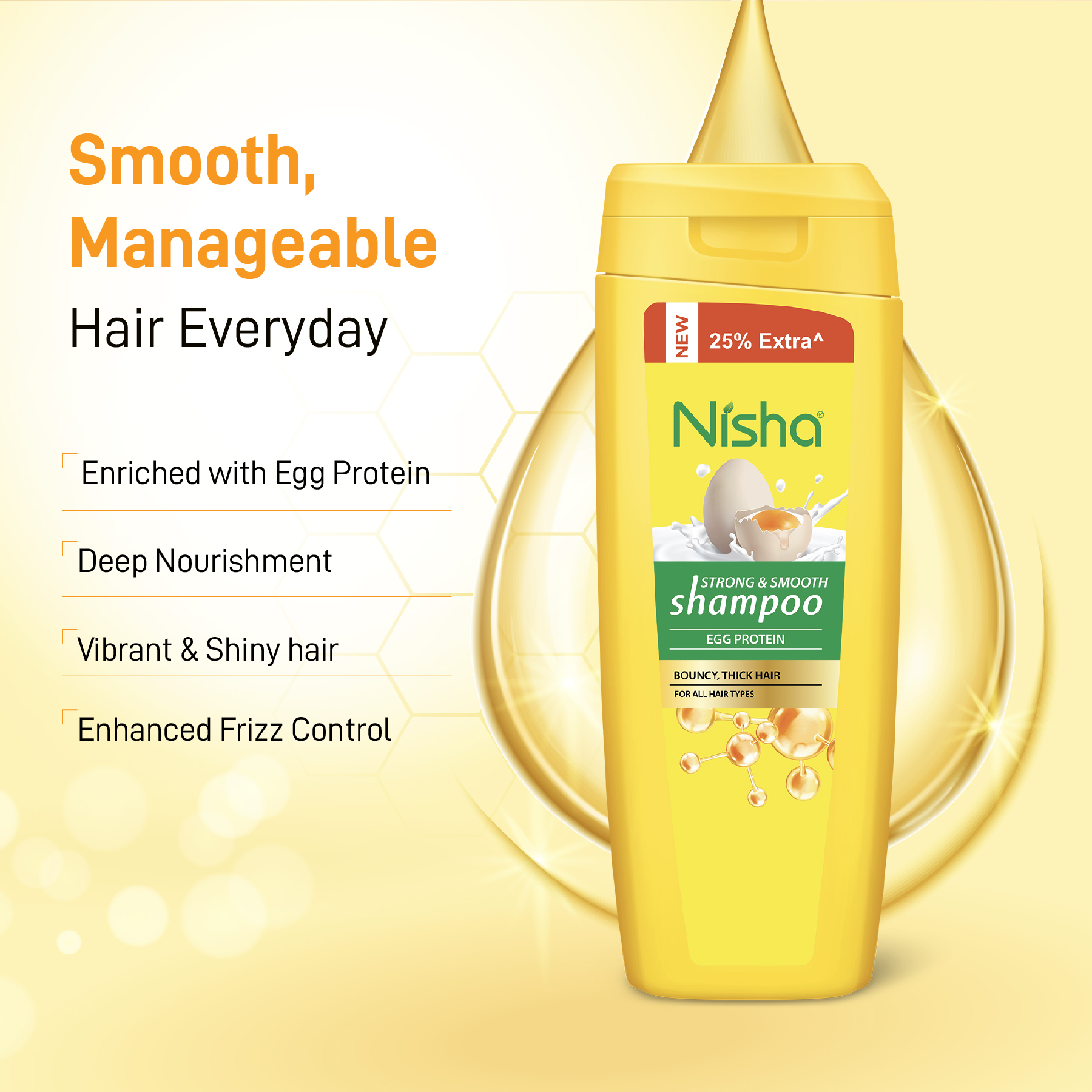 Nisha Egg Protein Shampoo 80ml