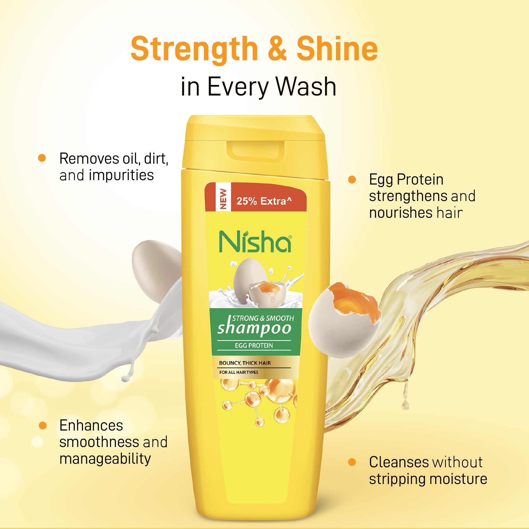 Nisha Egg Protein Shampoo 80ml