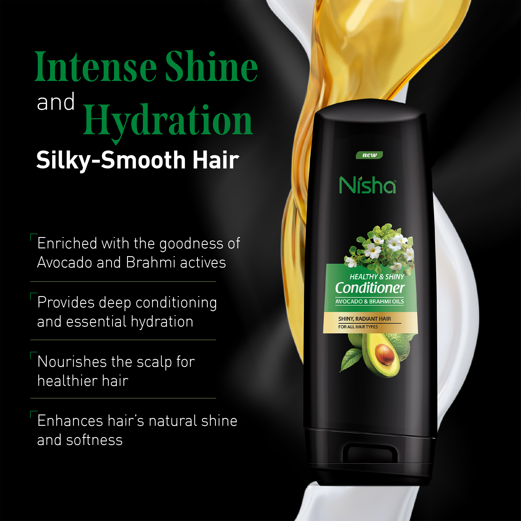 Nisha Avocado & Brahmi Oils Conditioner | Healthy & Shiny Conditioner