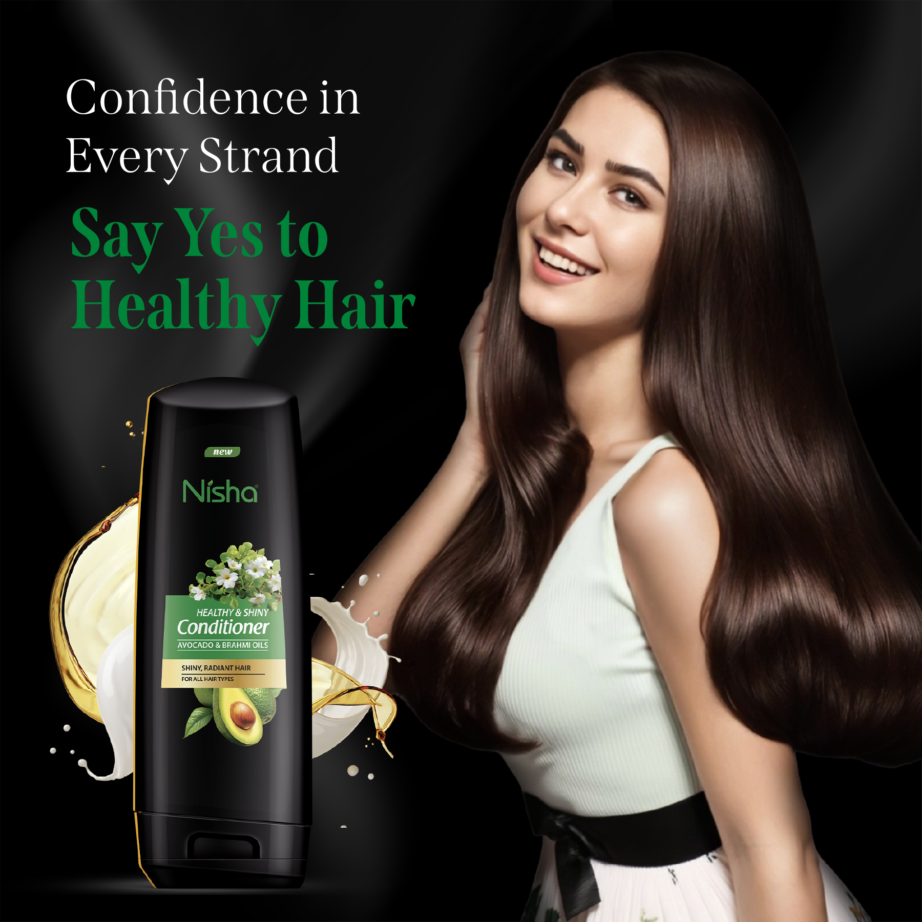 Nisha Avocado & Brahmi Oils Conditioner | Healthy & Shiny Conditioner