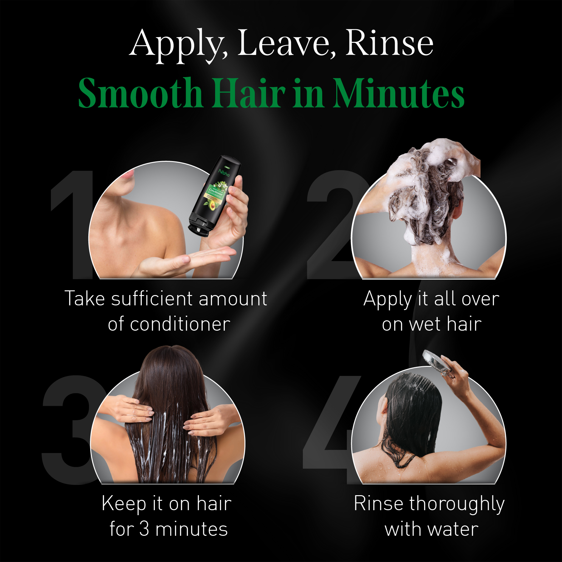 Nisha Avocado & Brahmi Oils Conditioner | Healthy & Shiny Conditioner