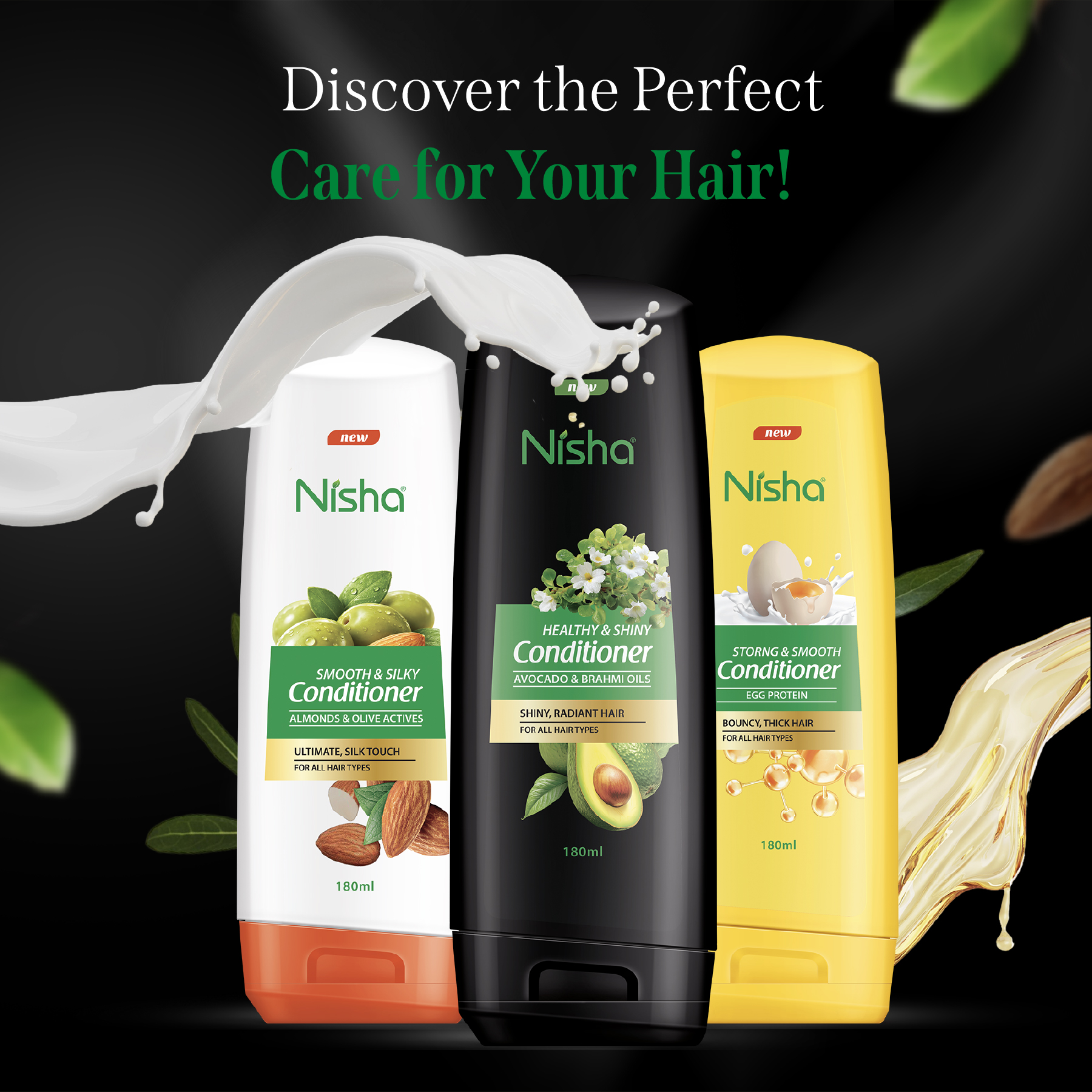 Nisha Avocado & Brahmi Oils Conditioner | Healthy & Shiny Conditioner