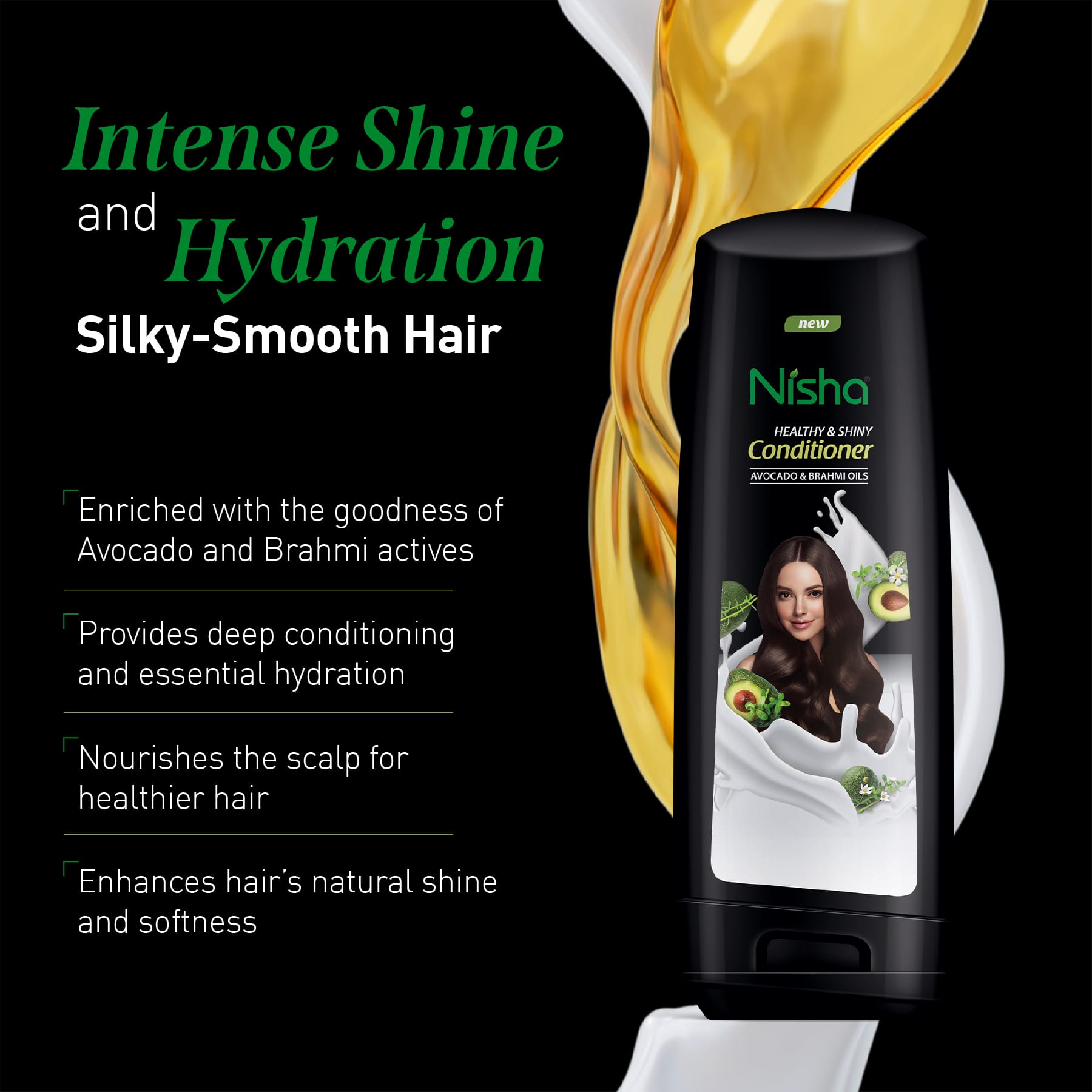 Nisha Avocado & Brahmi Oils Conditioner | Healthy & Shiny Conditioner