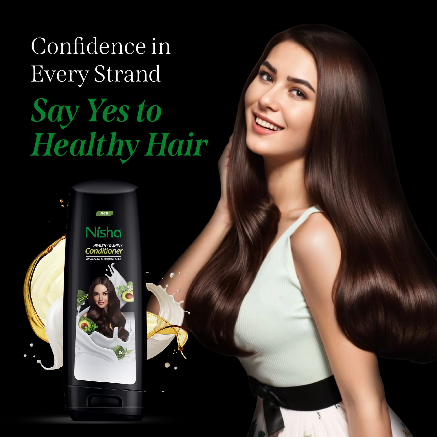 Nisha Avocado & Brahmi Oils Conditioner | Healthy & Shiny Conditioner