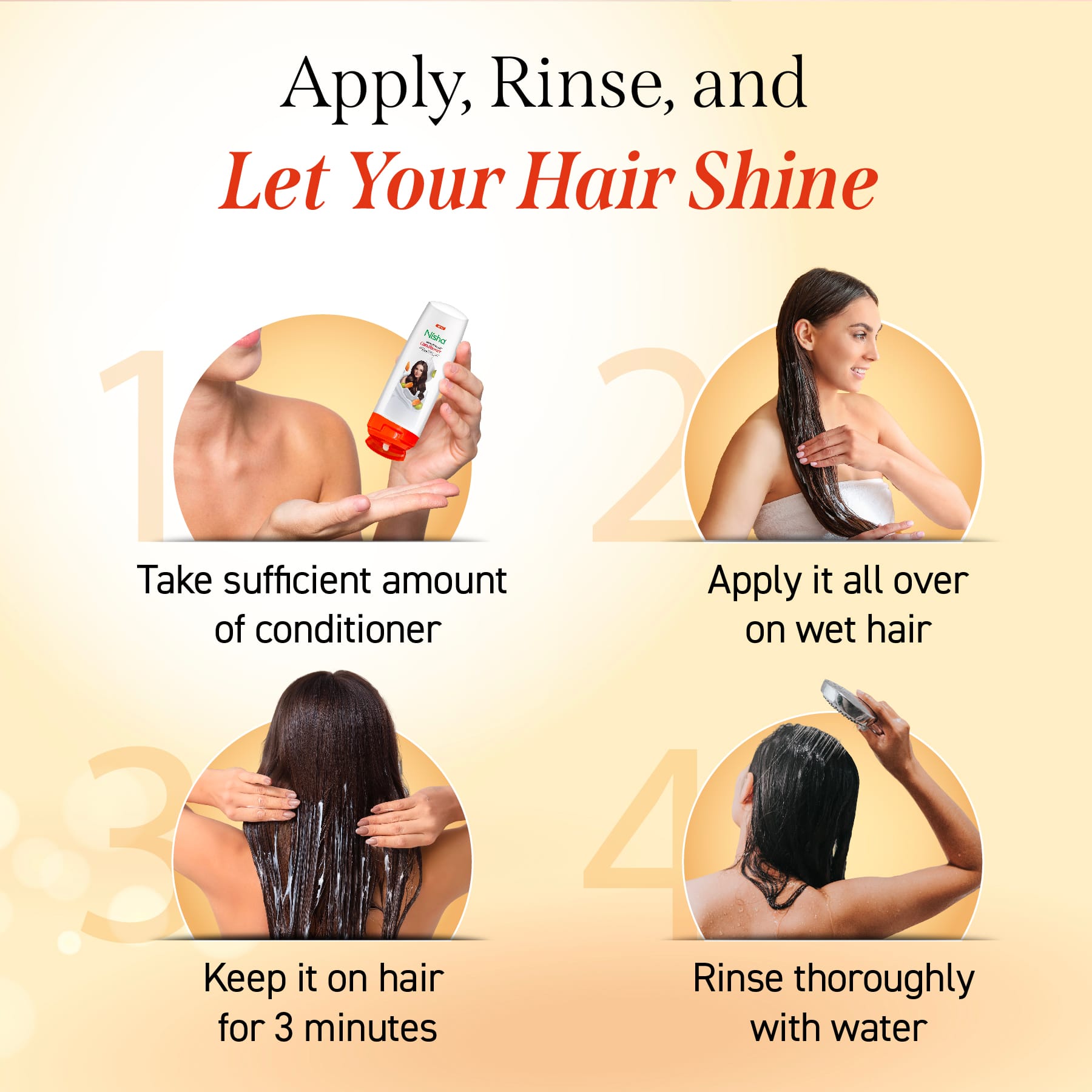 Nisha Smooth & Silky Conditioner | Almond & Olive Actives Conditioner