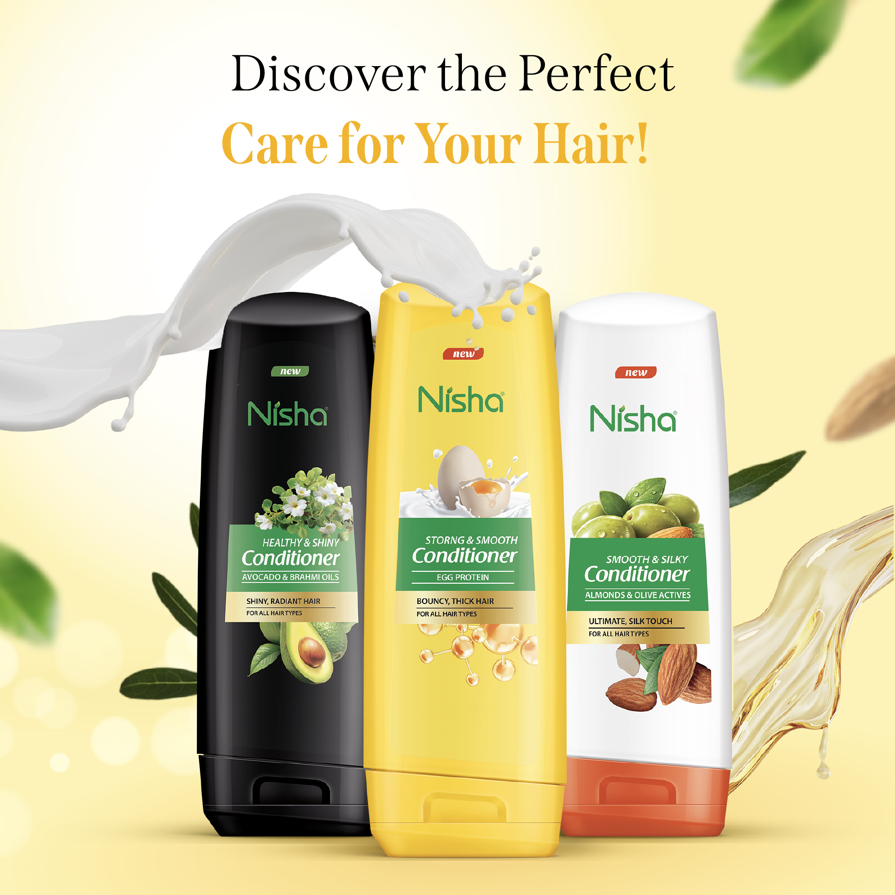 Nisha Strong and Smooth Conditioner | Egg Protein Conditioner