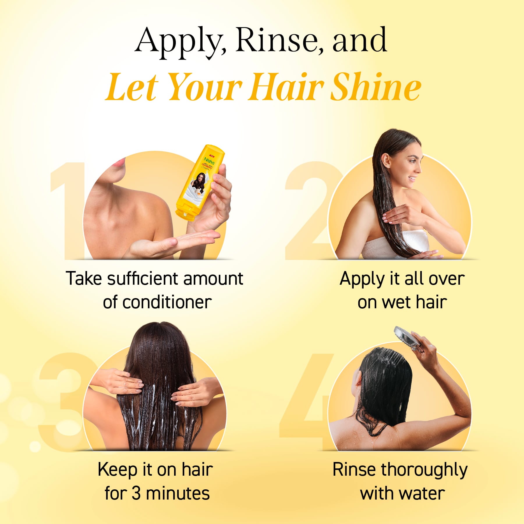 Nisha Strong and Smooth Conditioner | Egg Protein Conditioner