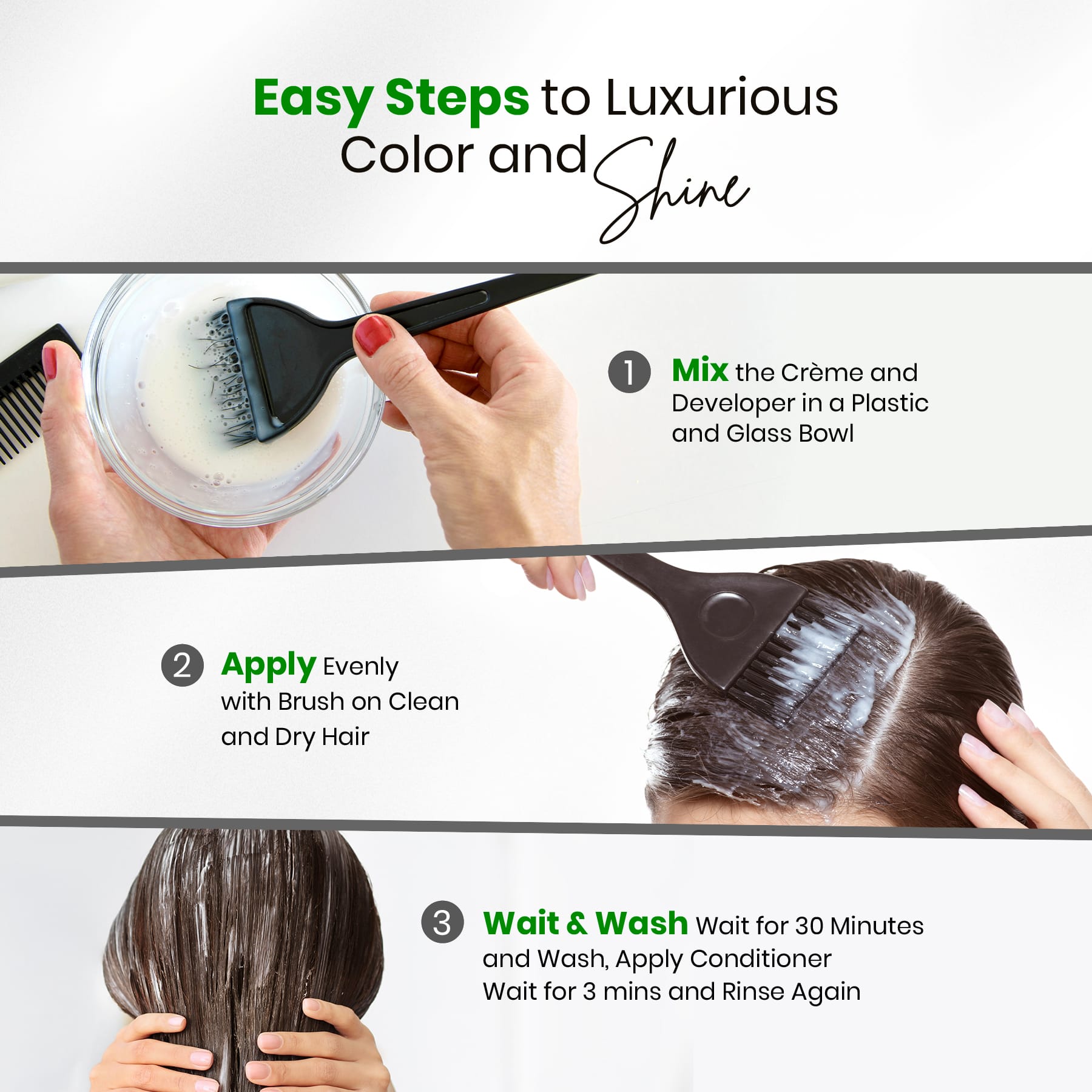 Nisha Naturemate Cream Hair Color Original Black