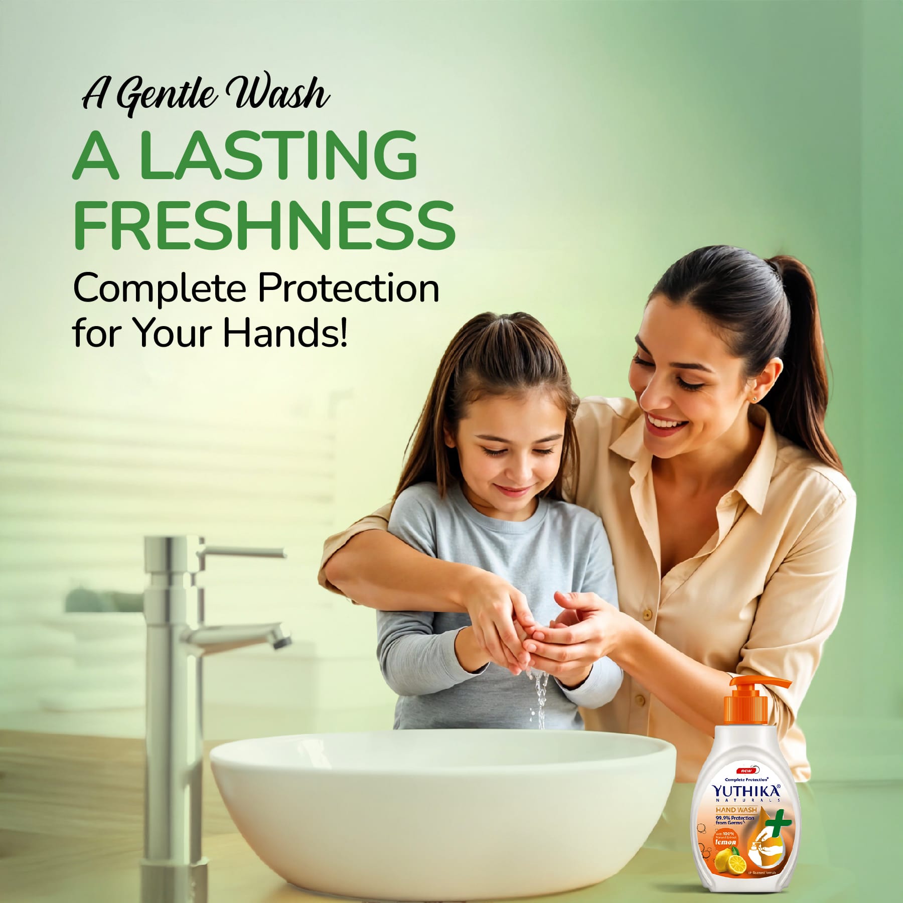  Yuthika Naturals Complete Protection Hand Wash Lemon