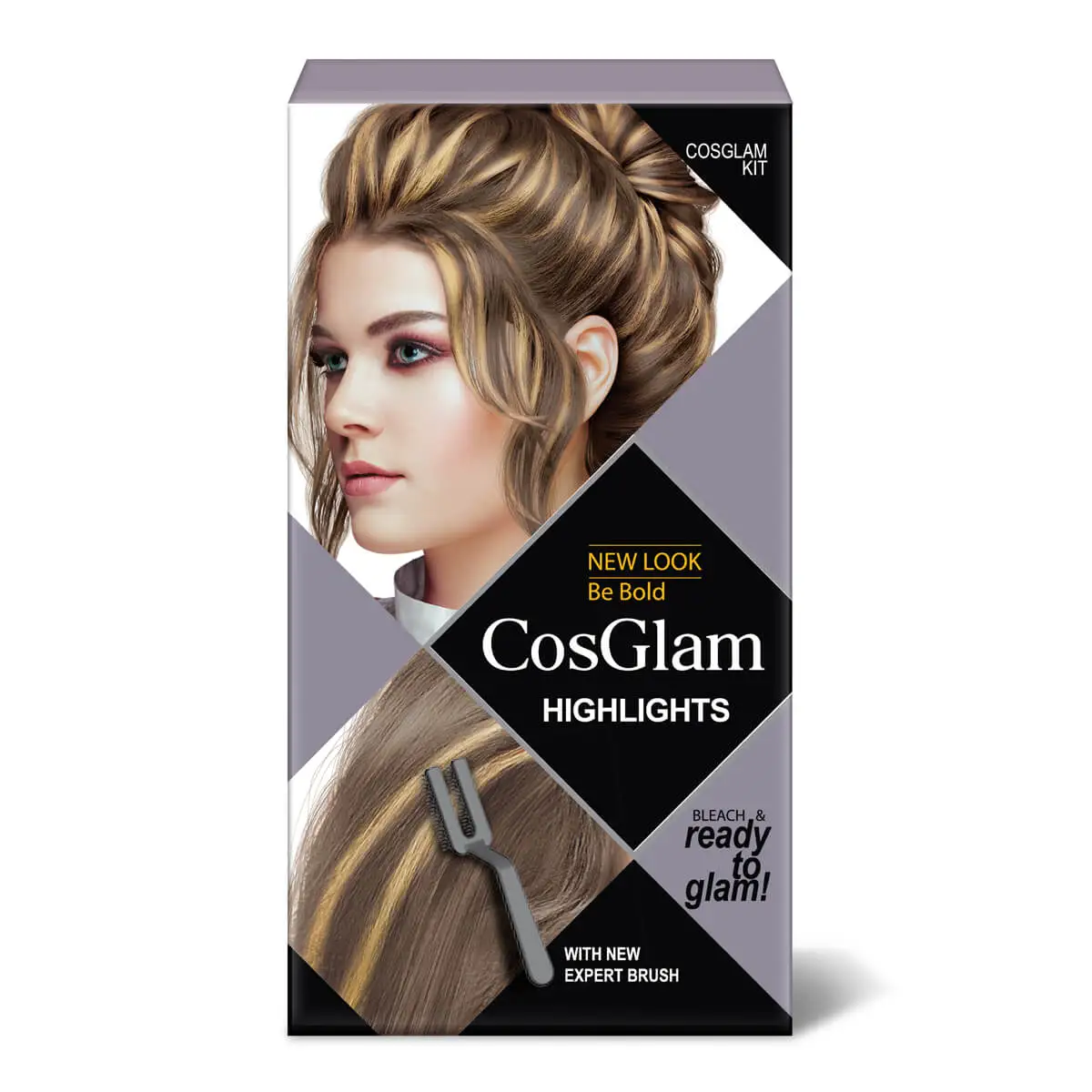 Cosglam Highlights Easy & Professional Hair Highlighting Kit