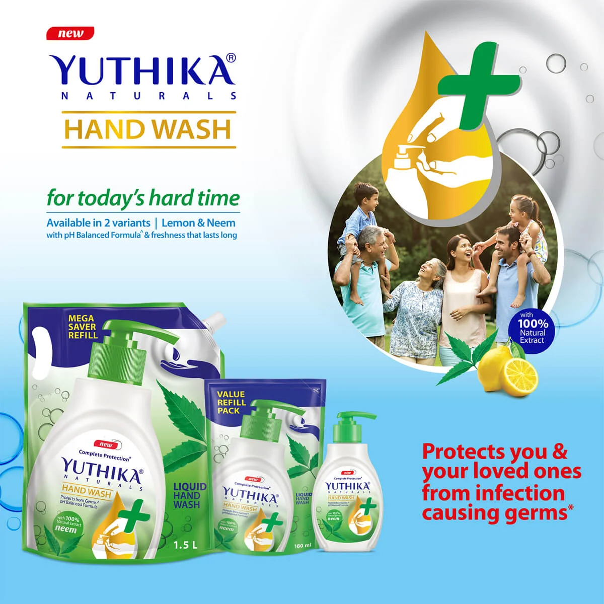  Yuthika Naturals Complete Protection Hand Wash Neem