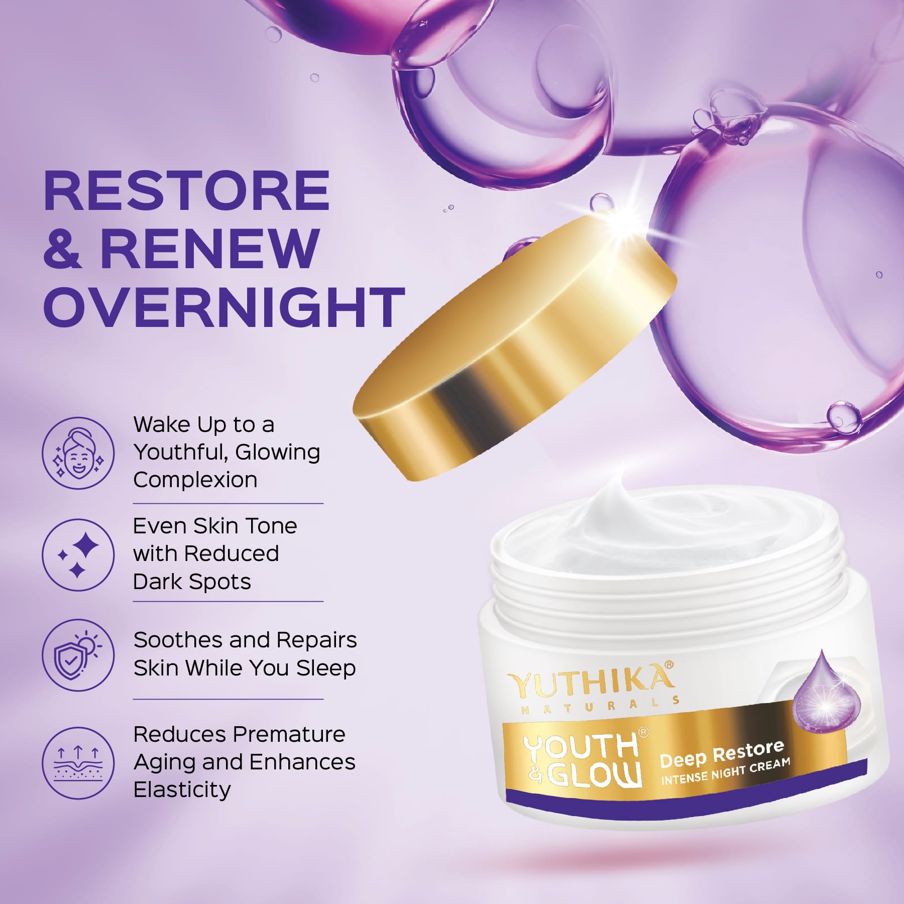 Yuthika Youth & Glow Night Cream