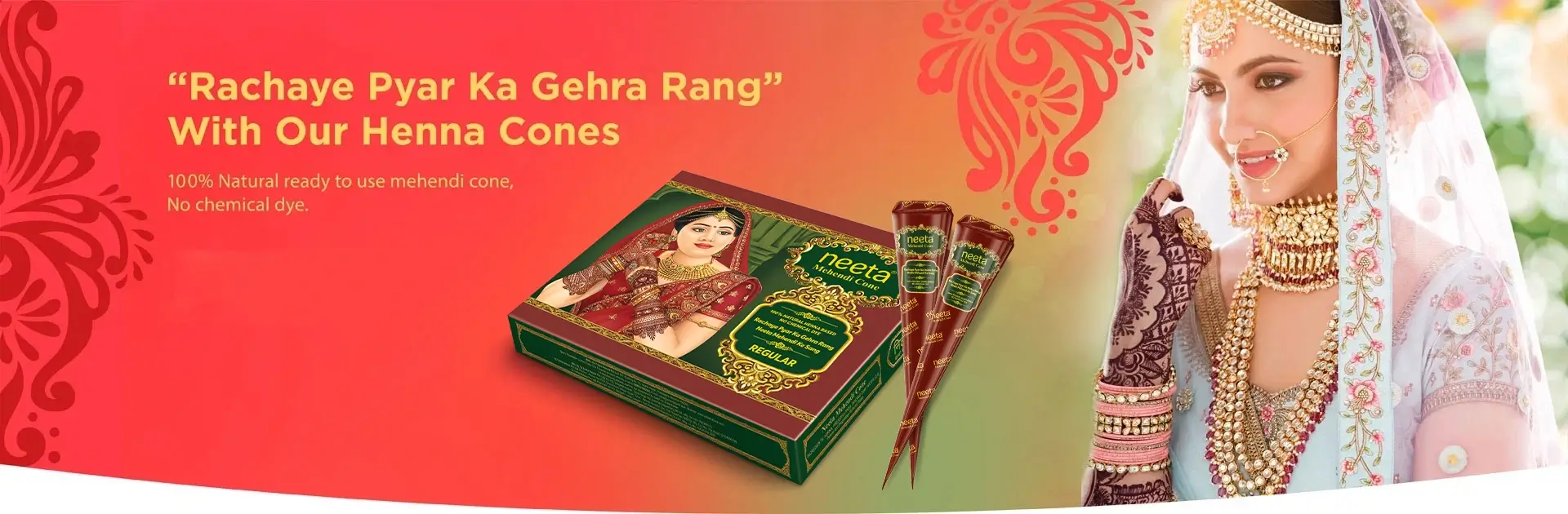 Neeta Mehendi Cone