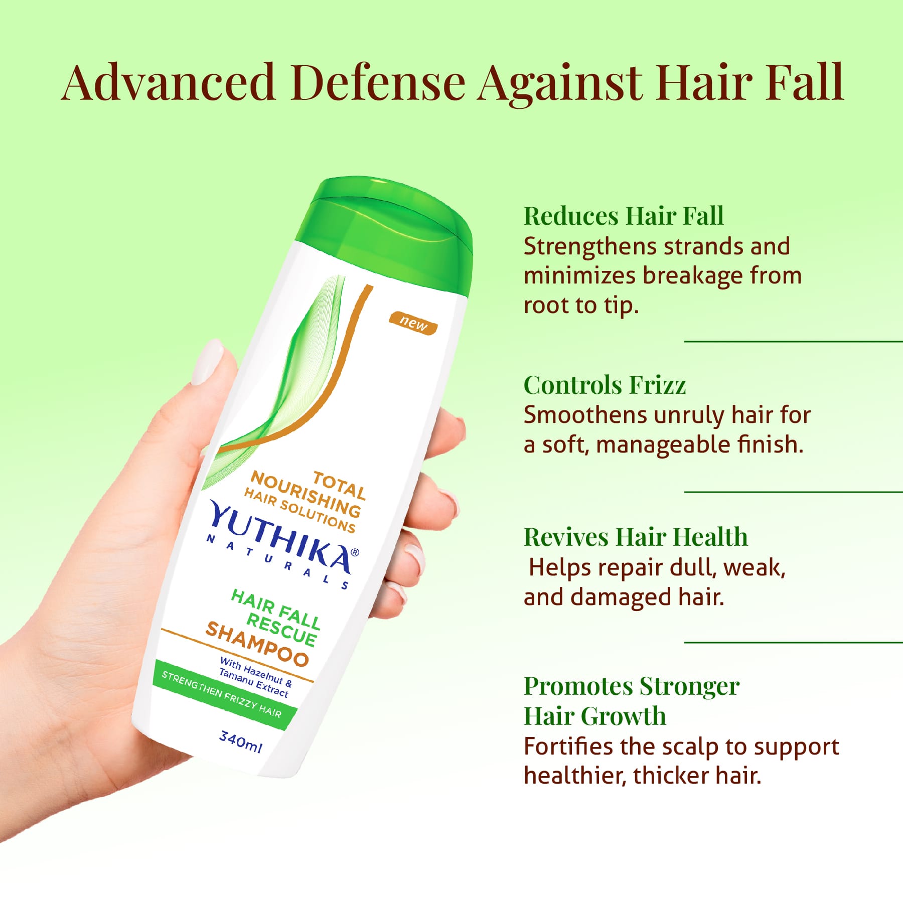 Yuthika Hair Fall Rescue Shampoo