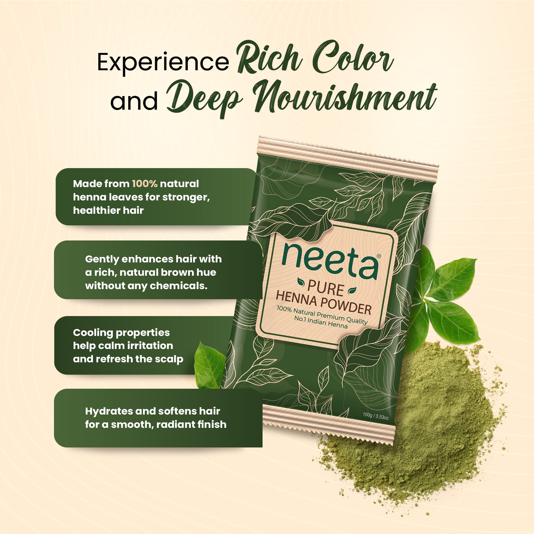 Neeta Pure Henna Powder