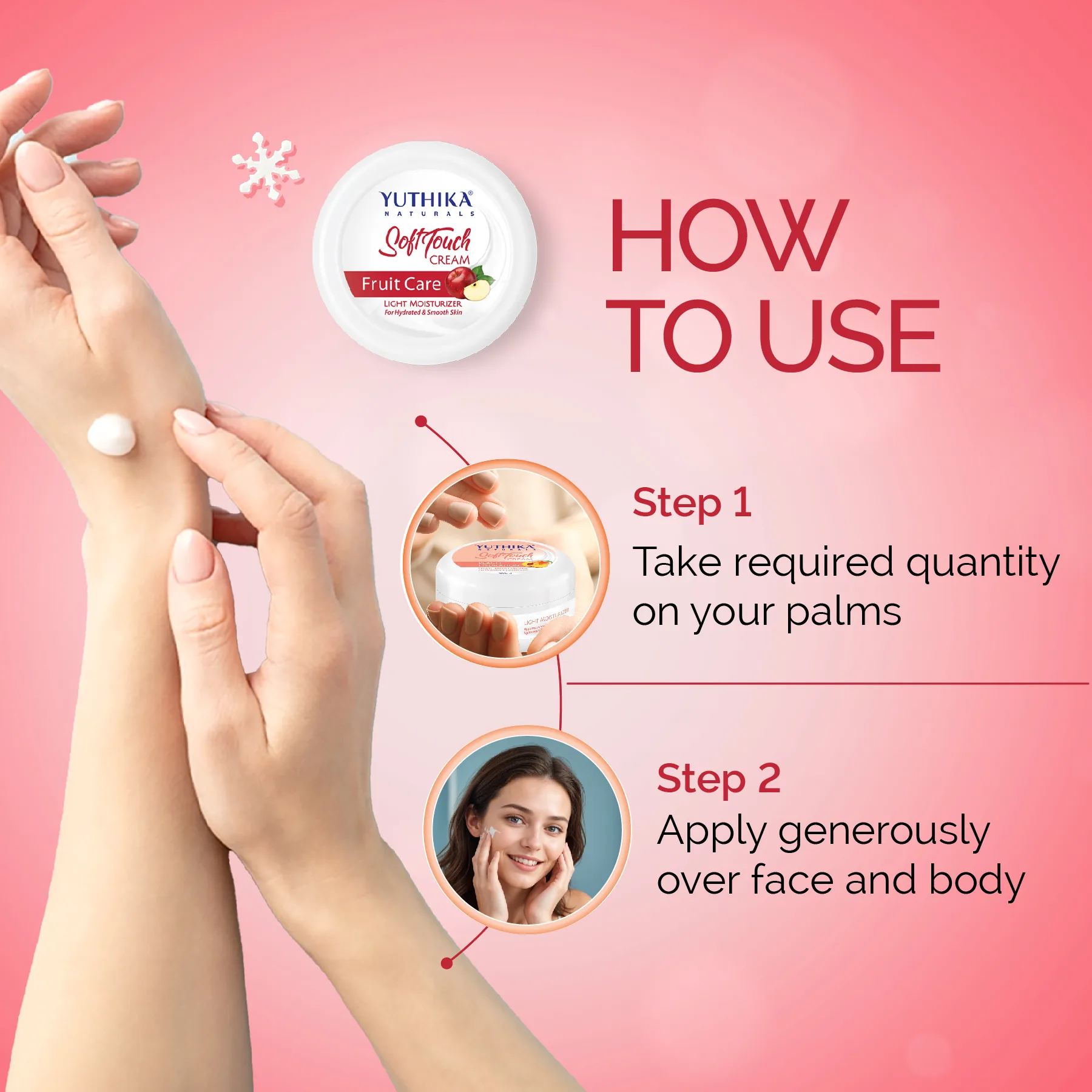 Yuthika SoftTouch Fruit Care Light Moisturizer Cream
