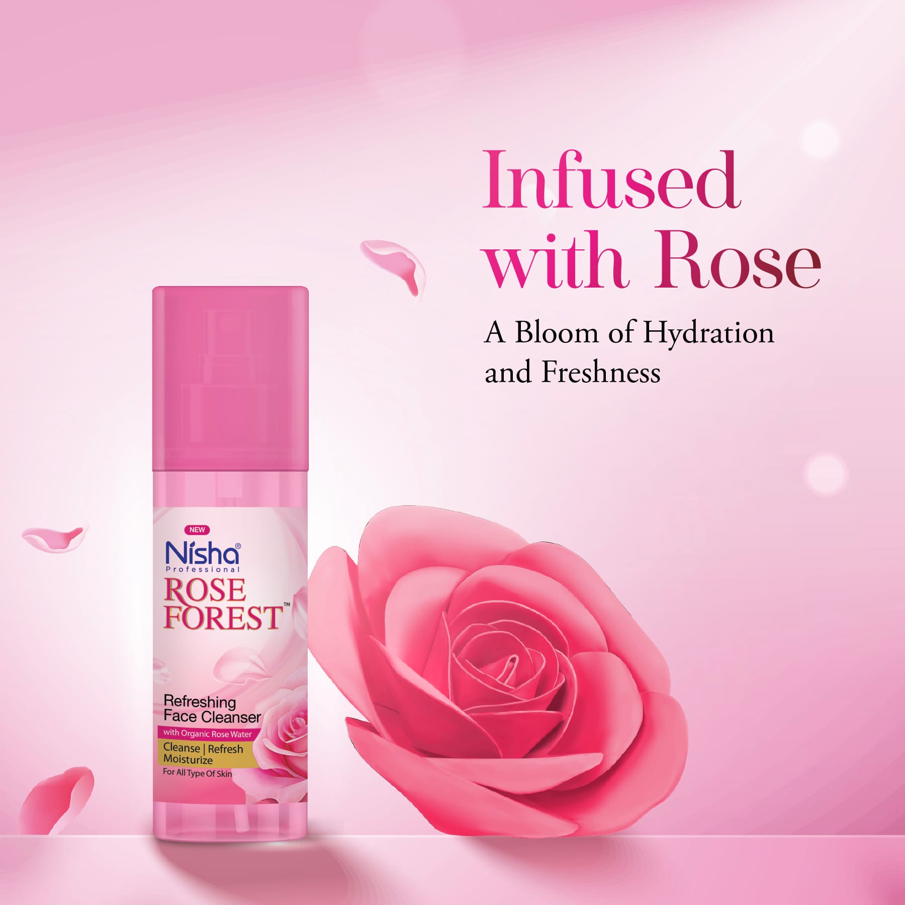 Nisha Refreshing Face Cleanser 120ml