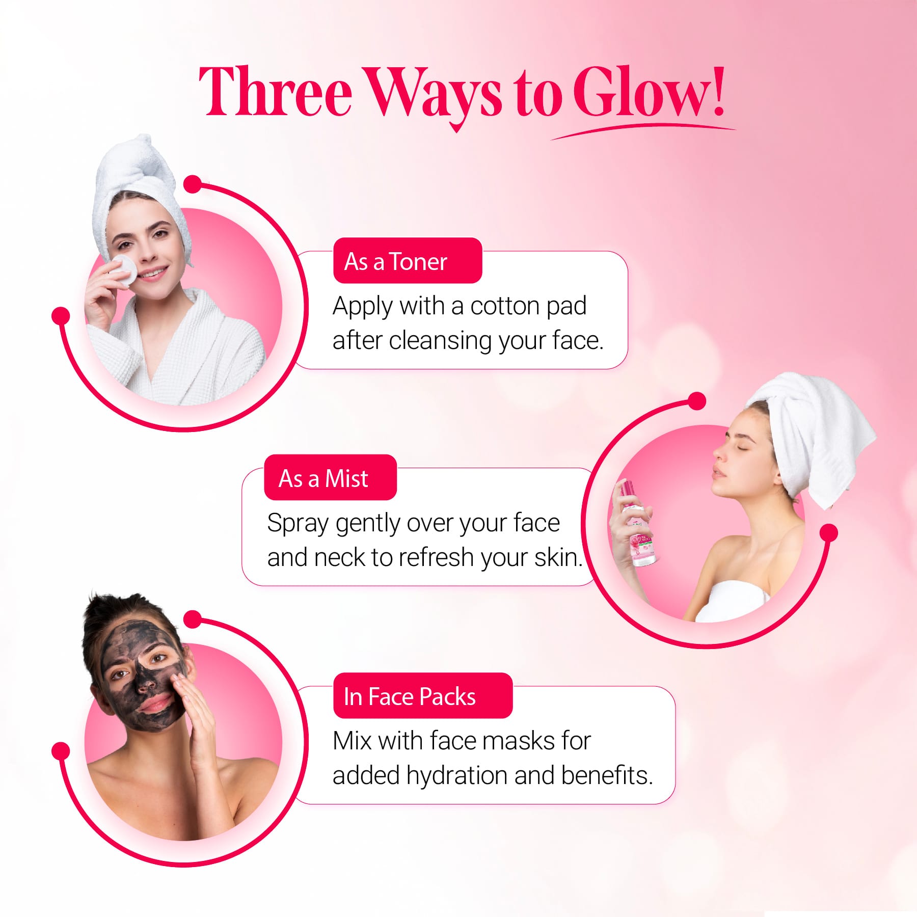 Nisha Refreshing Rose Water 100ml