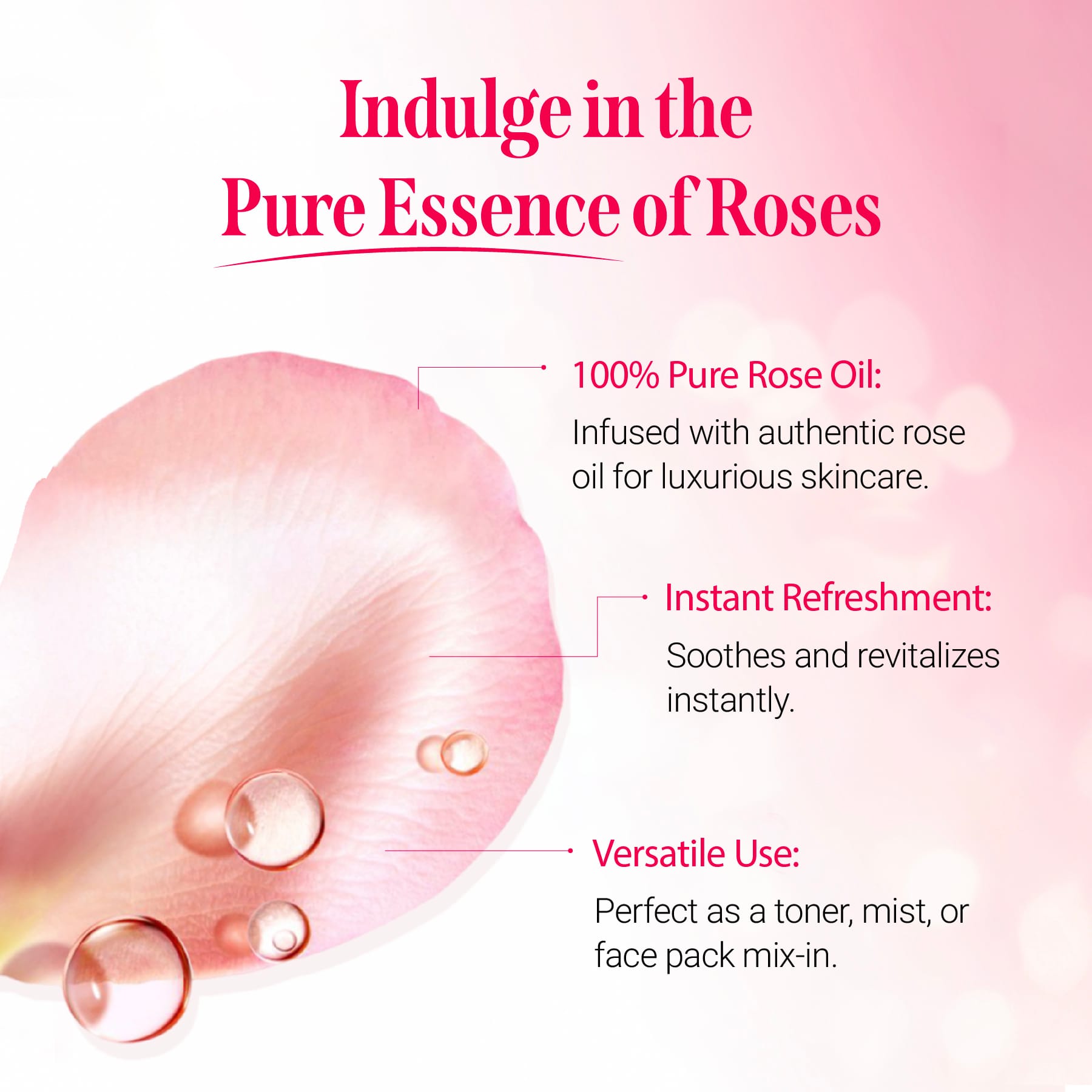 Nisha Refreshing Rose Water 100ml