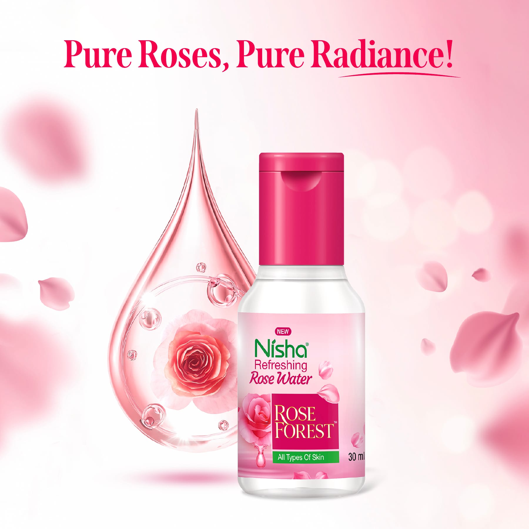 Nisha Refreshing Rose Water 30ml