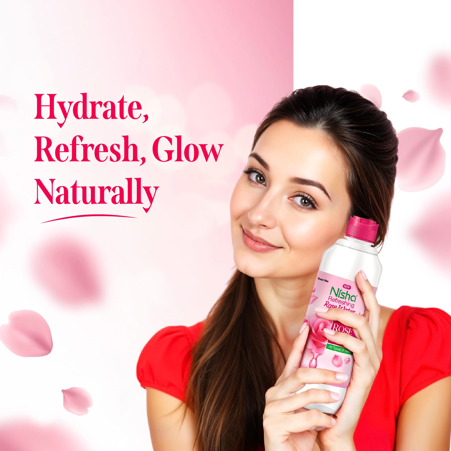 Nisha Refreshing Rose Water 500ml