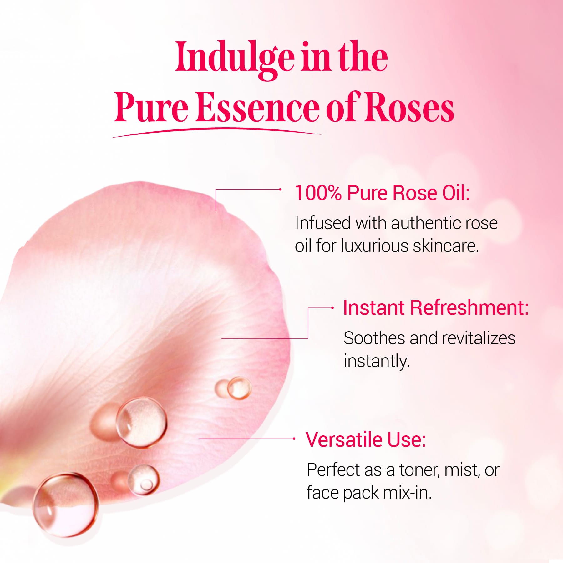 Nisha Refreshing Rose Water 500ml