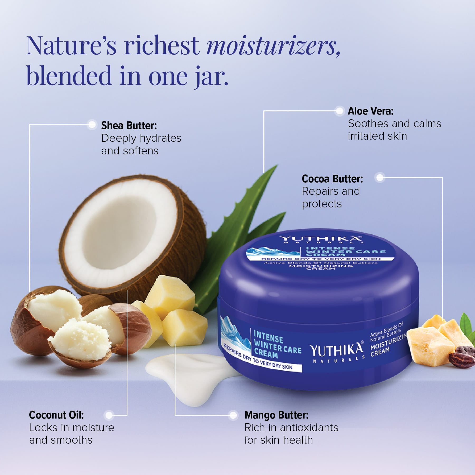 Yuthika Naturals Intense Winter Care Cream 150ml