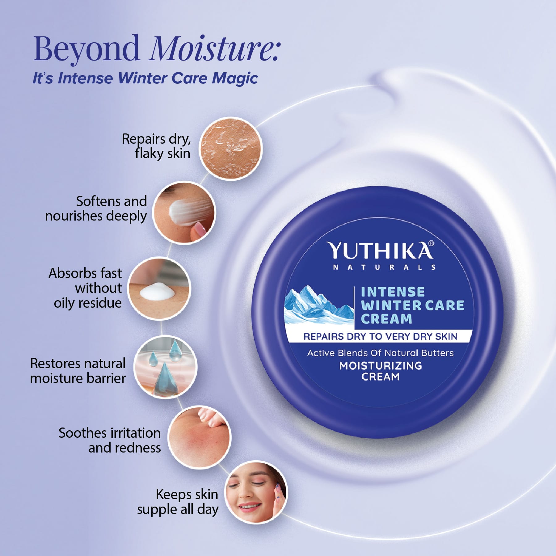 Yuthika Naturals Intense Winter Care Cream 150ml