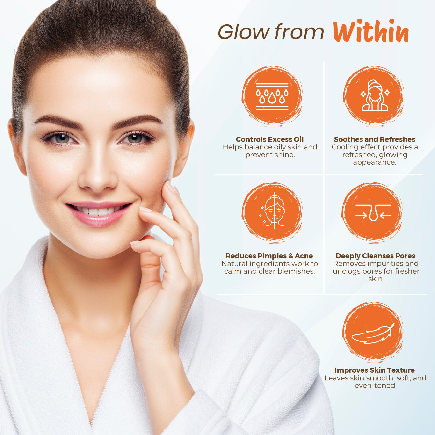 Nisha Multani Mitti Orange Face Pack Powder