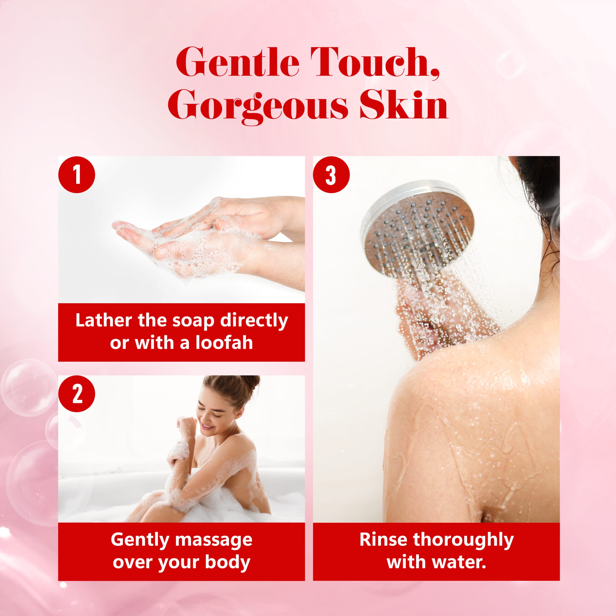 Nisha Body Cleansing Bar Strawberry